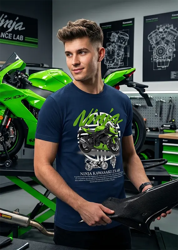 Tričko s potlačou Kawasaki